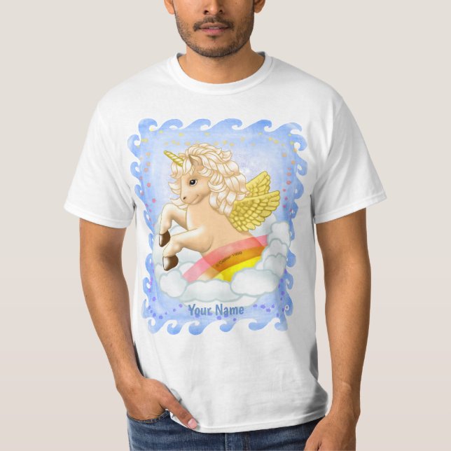 Baby Rainbow Unicorn  T-Shirt (Front)