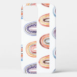 Baby rainbow, watercolor, seamless, colorful backg iPhone 12 case