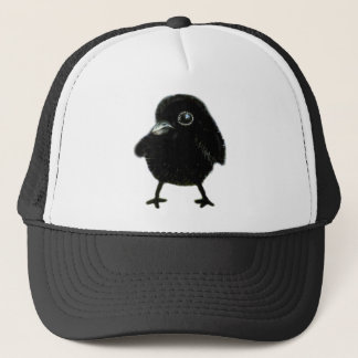 Baby raven trucker hat