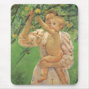 Baby Reaching for an Apple by Mary Cassatt Mouse Pad