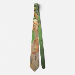 Baby Reaching for an Apple by Mary Cassatt Neck Tie