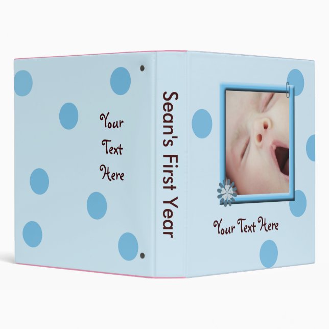 Baby record book binder (Background)