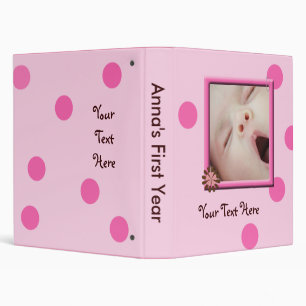 Baby record book binder