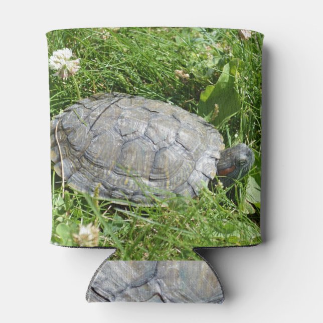 Baby Red Eared Slider Turtle Can Cooler (Back)