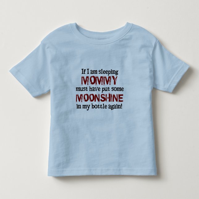 Baby Redneck Moonshine in the Bottle Toddler T-shirt (Front)