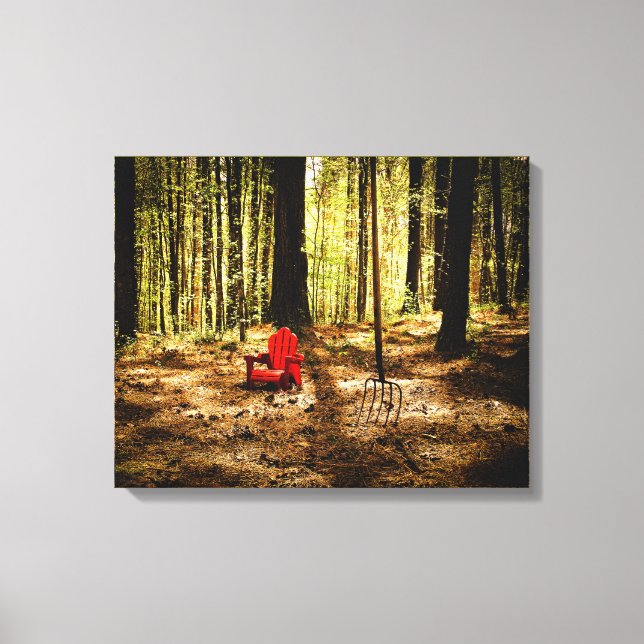 BABY REDNECK Stretched Canvas Print (Front)