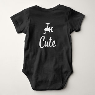 Baby Reel Cute Fishing Bodysuit Shirt