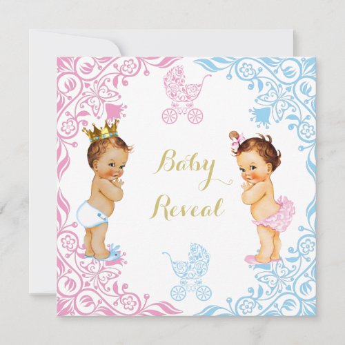 Baby Reveal Baby Shower Invitation