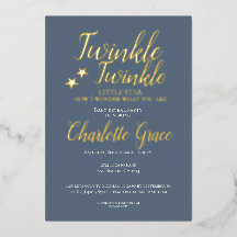 Baby Reveal Party Twinkle Twinkle Little Star