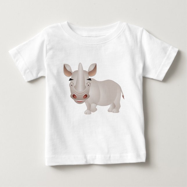 Baby Rhino Baby T-Shirt (Front)
