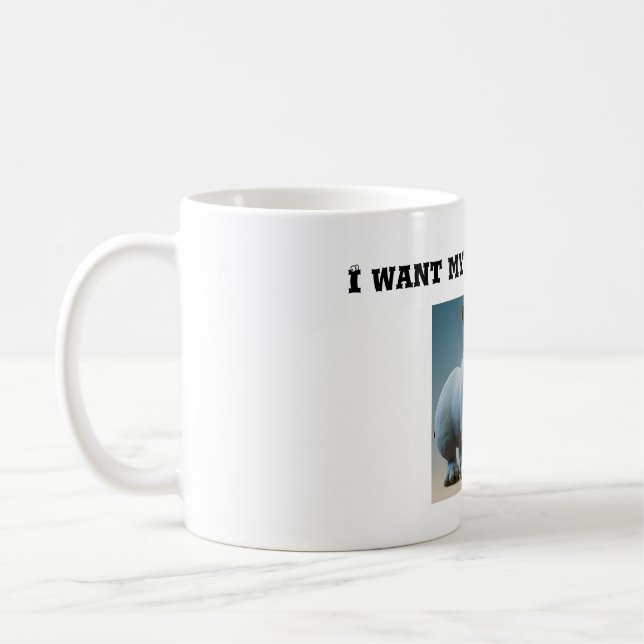 Baby Rhino  Coffee Mug (Left)