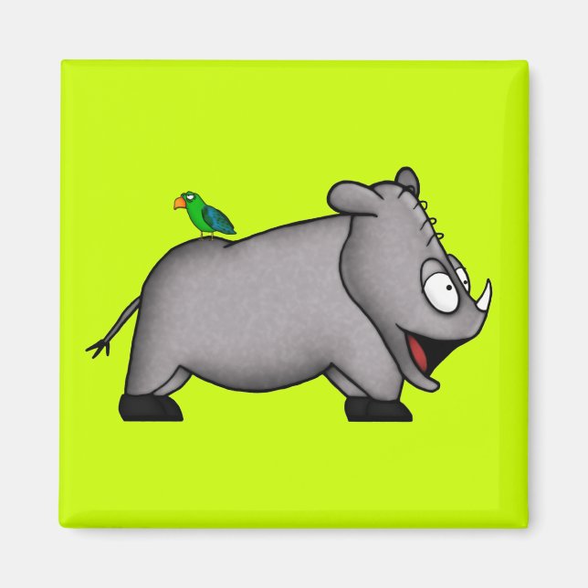Baby Rhino Magnet (Front)