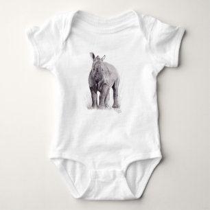 Baby Rhino Rumpoceros Baby Bodysuit