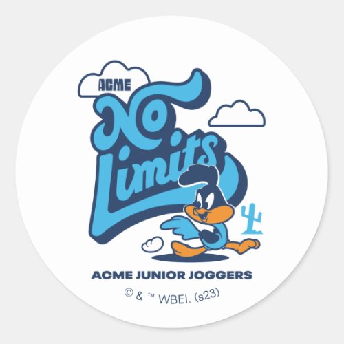 Baby ROAD RUNNER _ No Limits Classic Round Sticker