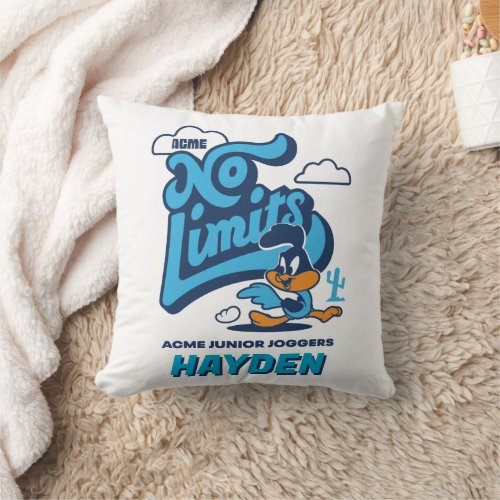 Baby ROAD RUNNER _ No Limits Throw Pillow
