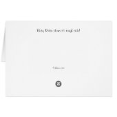 Baby Robin Takes a Stand Cards (Back Horizontal)