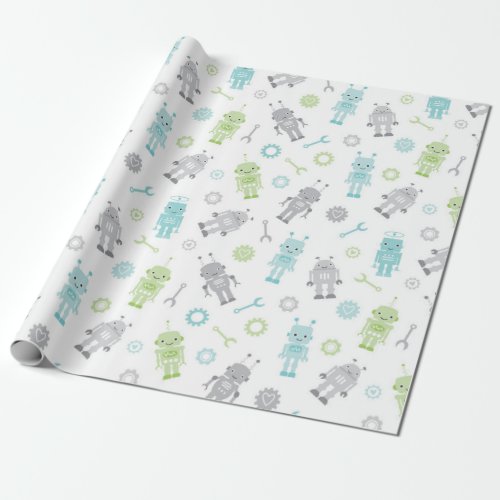 Baby Robots Wrapping Paper