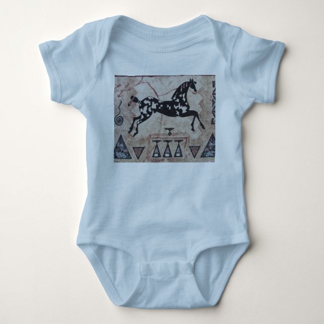 Baby Romper--Indian Pony Bodysuit (Front)