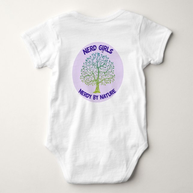 Baby Romper - Nerdy by Nature (Back)