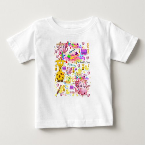 Baby Romper Wild One First Birthday