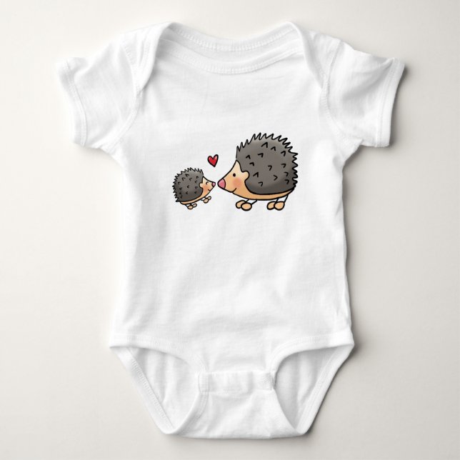 Baby rompertje with egeltjes bodysuit (Front)