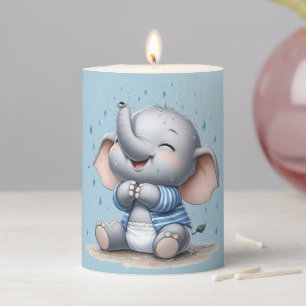 Baby Room / Babyshower Pillar Candle