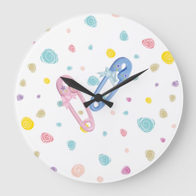 Baby Room Wall Clock (Front)
