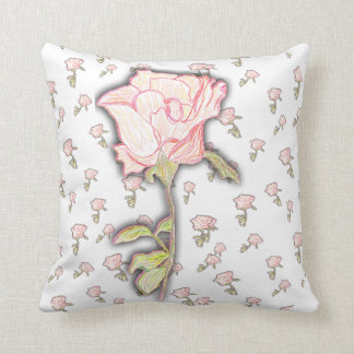 Baby Rose Throw Pillow