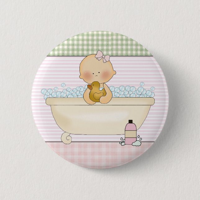 Baby- Round Buttons: Sweet Baby Collection Pinback Button (Front)