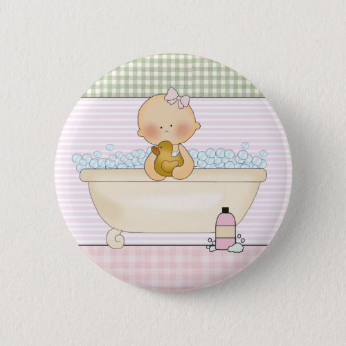 Baby_ Round Buttons Sweet Baby Collection Pinback Button