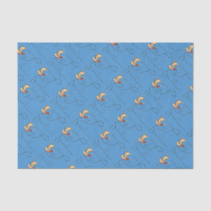 Baby Running On Christmas Morning Tissue Paper