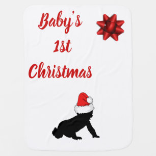 Baby’s 1st Christmas blanket