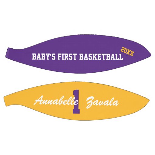 Baby’s First Basketball Custom Colors Zazzle