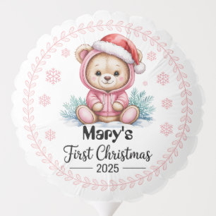 Baby’s First Christmas Balloon – Personalised
