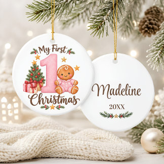 Baby’s First Christmas Gingerbread Ornament