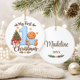 Baby’s First Christmas Gingerbread Ornament