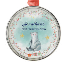 Baby’s First Christmas Ornament Personalized Gift
