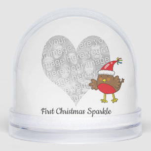 Baby’s First Christmas Sparkle Keepsake Snow Globe