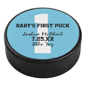 Baby’s First Hockey Puck