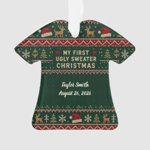 Baby’s First Ugly Christmas Sweater Ornament