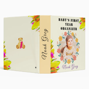 Baby’s First Year Organizer. 3 Ring Binder