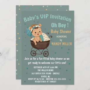 Baby’s VIP Invitation Oh Boy !