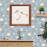 Baby Sandpiper or Piping Plover Chick Poster