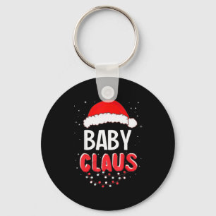 Baby Santa Claus Christmas Matching Costume Keychain
