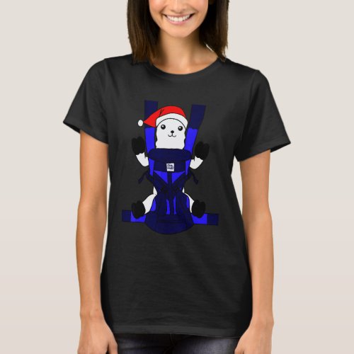 Baby Santa Llama Cute Alpaca Christmas T-Shirt