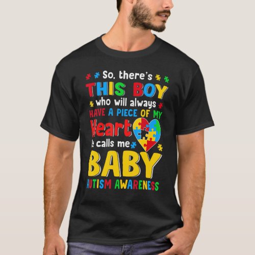 Baby Saurus Autism Awareness 1 T_Shirt