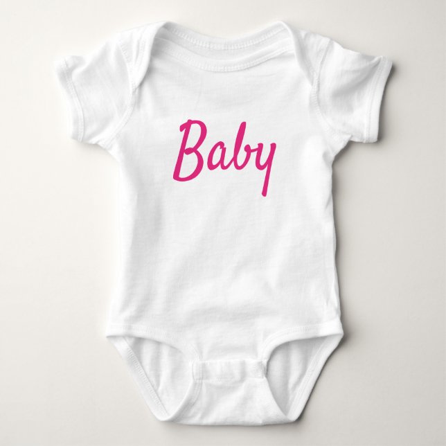 Baby Script Bodysuit (Front)