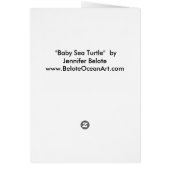 baby sea turtle (Back)