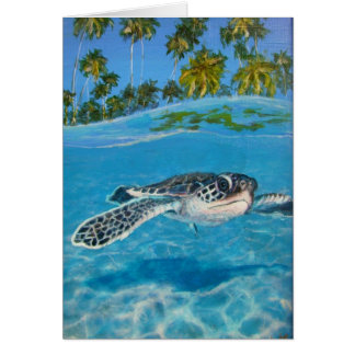 baby sea turtle cards