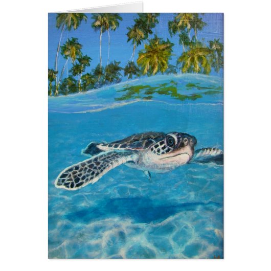 baby sea turtle cards (Front)